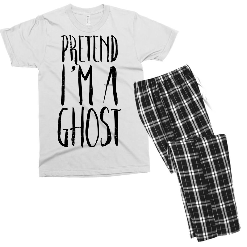 Pretend Im A Ghost Funny Halloween Costume Men Women Kids Men's T-shirt Pajama Set | Artistshot