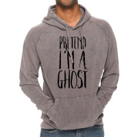 Pretend Im A Ghost Funny Halloween Costume Men Women Kids Vintage Hoodie | Artistshot