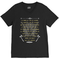 Viking Prayer Before The Battle Vikings Warriors V-neck Tee | Artistshot