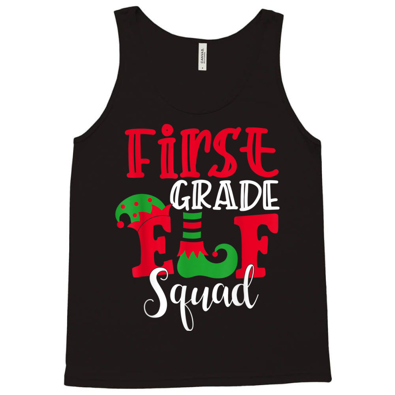 Elf Squad Fifth Grade Christmas Teacher Top Elf Squad Xmas Tank Top | Artistshot