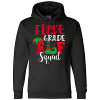 Elf Squad Fifth Grade Christmas Teacher Top Elf Squad Xmas Champion Hoodie | Artistshot