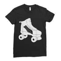 Retro Roller Skate Blank Ladies Fitted T-shirt | Artistshot