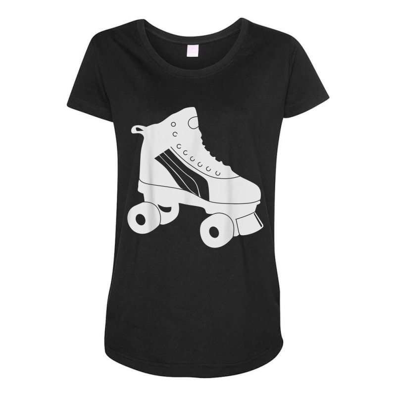 Retro Roller Skate Blank Maternity Scoop Neck T-shirt by cm-arts | Artistshot