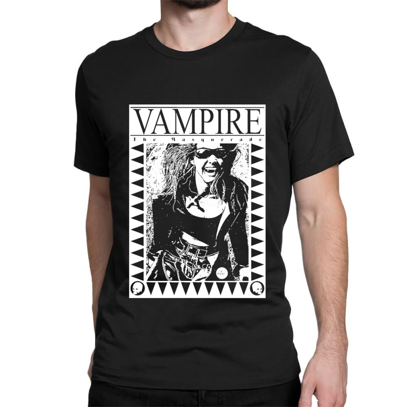 Retro Vampire The Masquerade Fitted Classic T-shirt by cm-arts | Artistshot