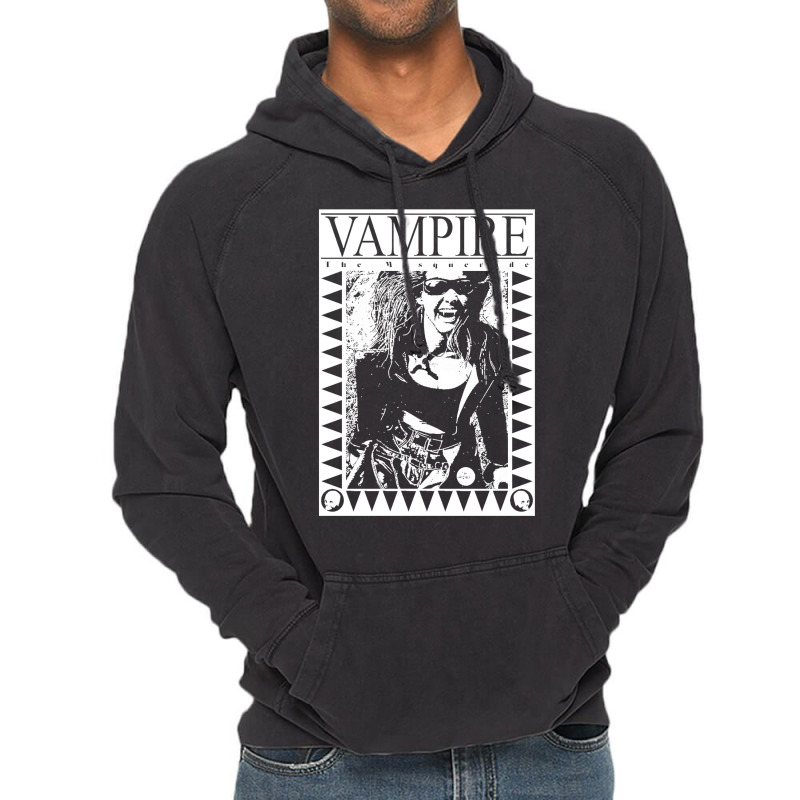 Retro Vampire The Masquerade Fitted Vintage Hoodie by cm-arts | Artistshot