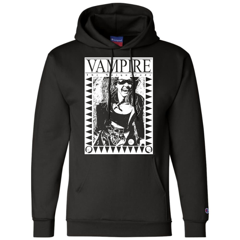 Retro Vampire The Masquerade Fitted Champion Hoodie by cm-arts | Artistshot