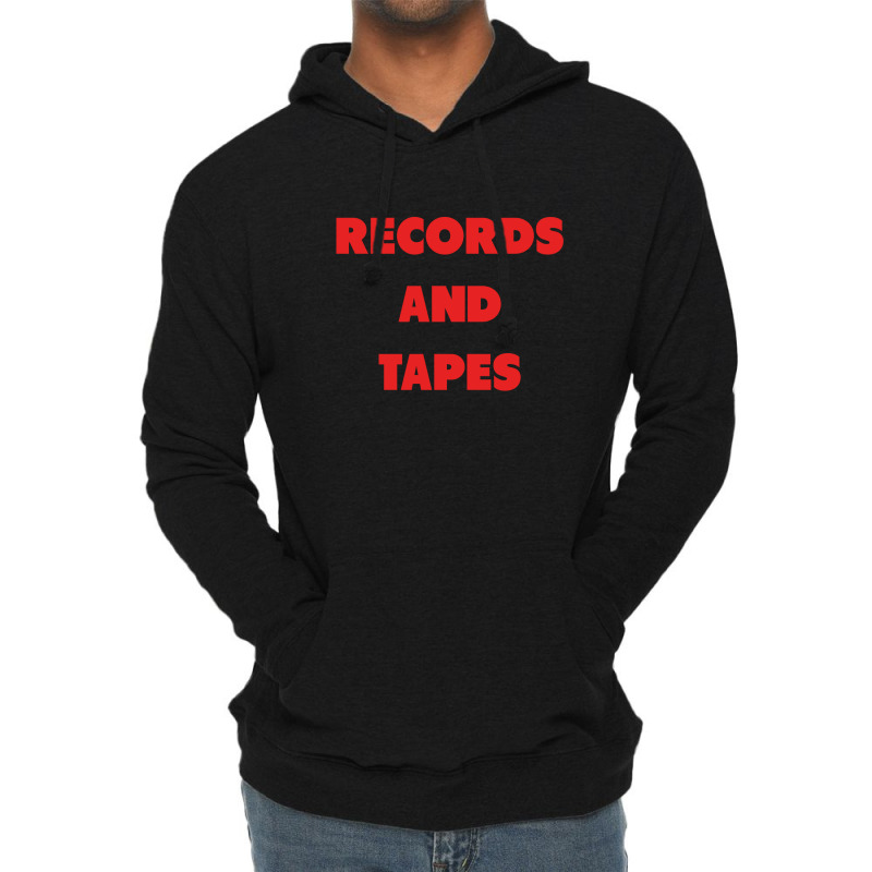 Records And Tapes Lightweight Hoodie | Artistshot