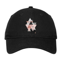 Geometric Compilation In Rose Gold And Blush Pink Adjustable Cap | Artistshot