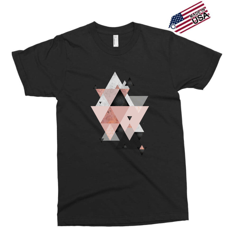 Geometric Compilation In Rose Gold And Blush Pink Exclusive T-shirt | Artistshot