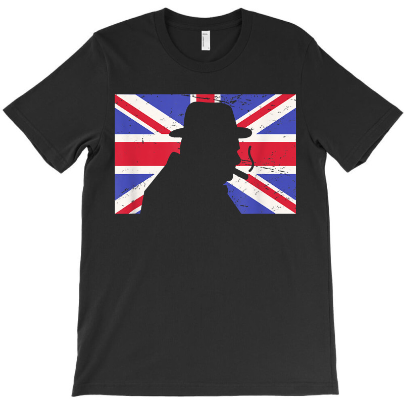 Winston Churchill Wwii Battle Of Britain Uk Flag T-shirt | Artistshot