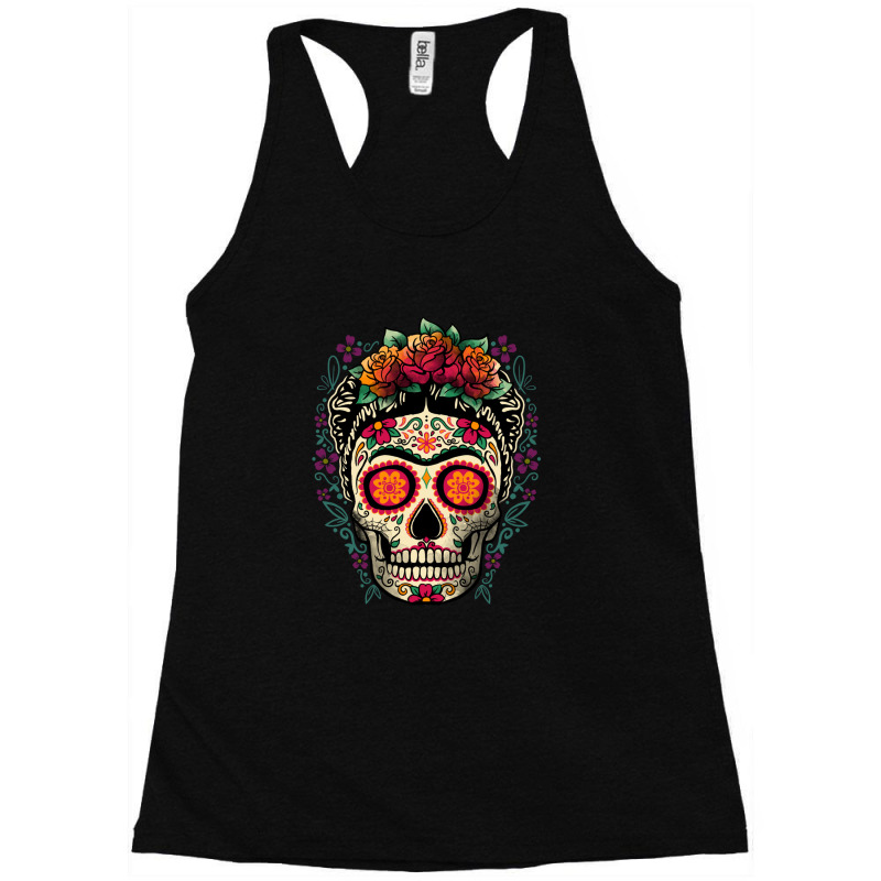 Frida Calavera Racerback Tank by cm-arts | Artistshot