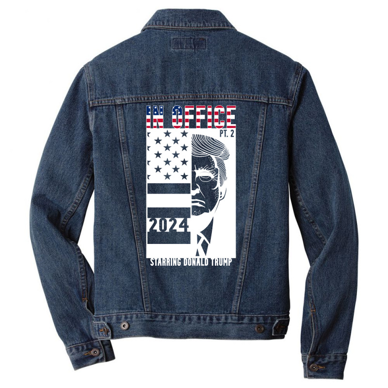 Trump In Office, Trump In Office Art, Trump In Office Vintage, Trump I Men Denim Jacket | Artistshot