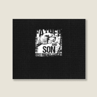 Father And Son Best Friends For Life Fist Bump Landscape Canvas Print | Artistshot