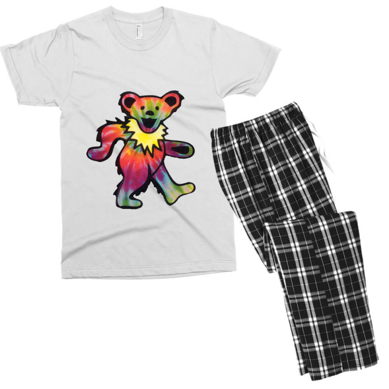 Bear Grateful Men's T-shirt Pajama Set | Artistshot