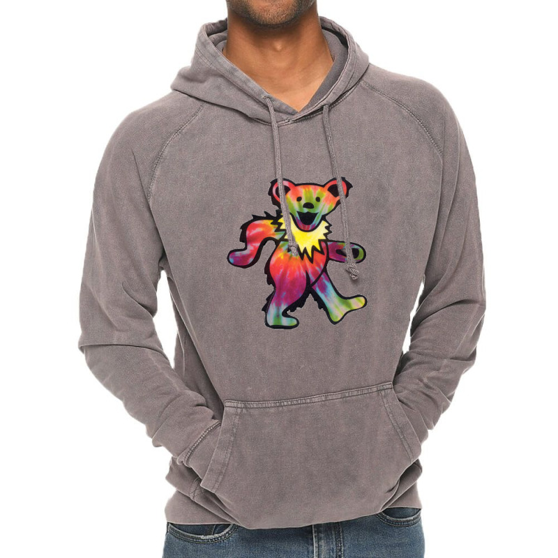 Bear Grateful Vintage Hoodie | Artistshot