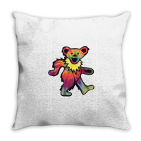 Bear Grateful Throw Pillow | Artistshot