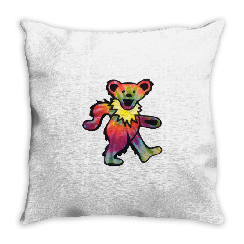 Bear Grateful Throw Pillow | Artistshot