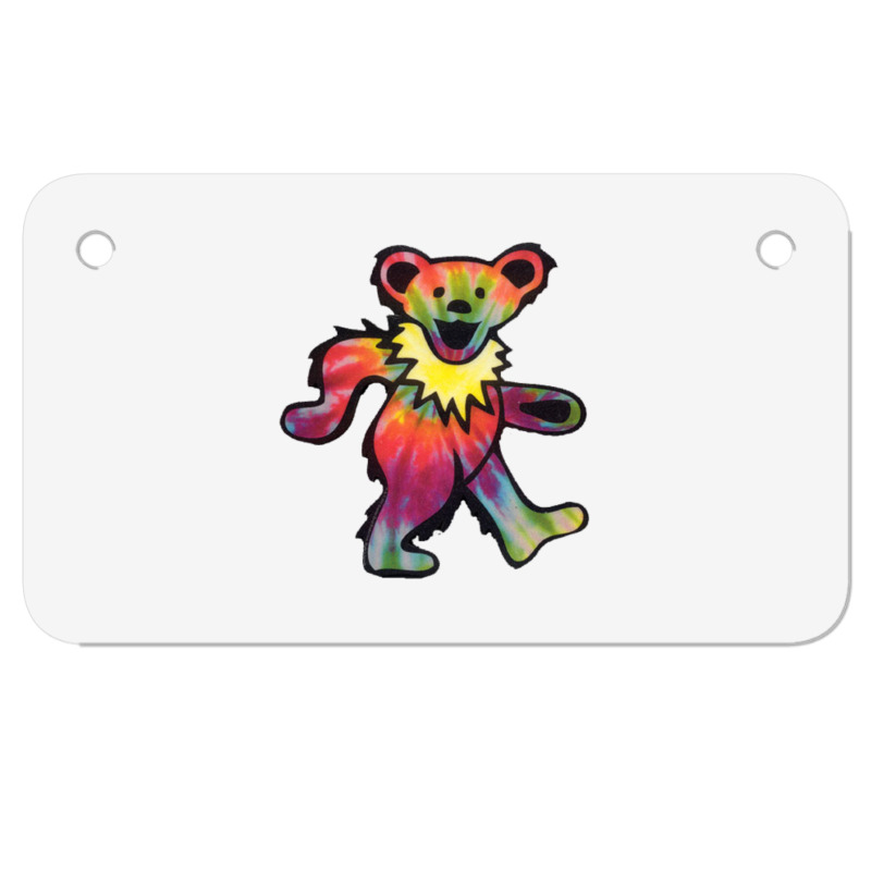 Bear Grateful Motorcycle License Plate | Artistshot