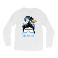 Argentinian Girl Argentina Girl Chica Argentine T Shirt Long Sleeve Shirts | Artistshot