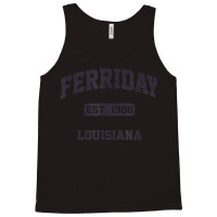 Ferriday Louisiana La Vintage State Athletic Style Tank Top | Artistshot