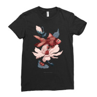 Golden Fish Ladies Fitted T-shirt | Artistshot