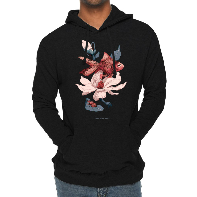 Golden Fish Lightweight Hoodie by Kalsurin563 | Artistshot