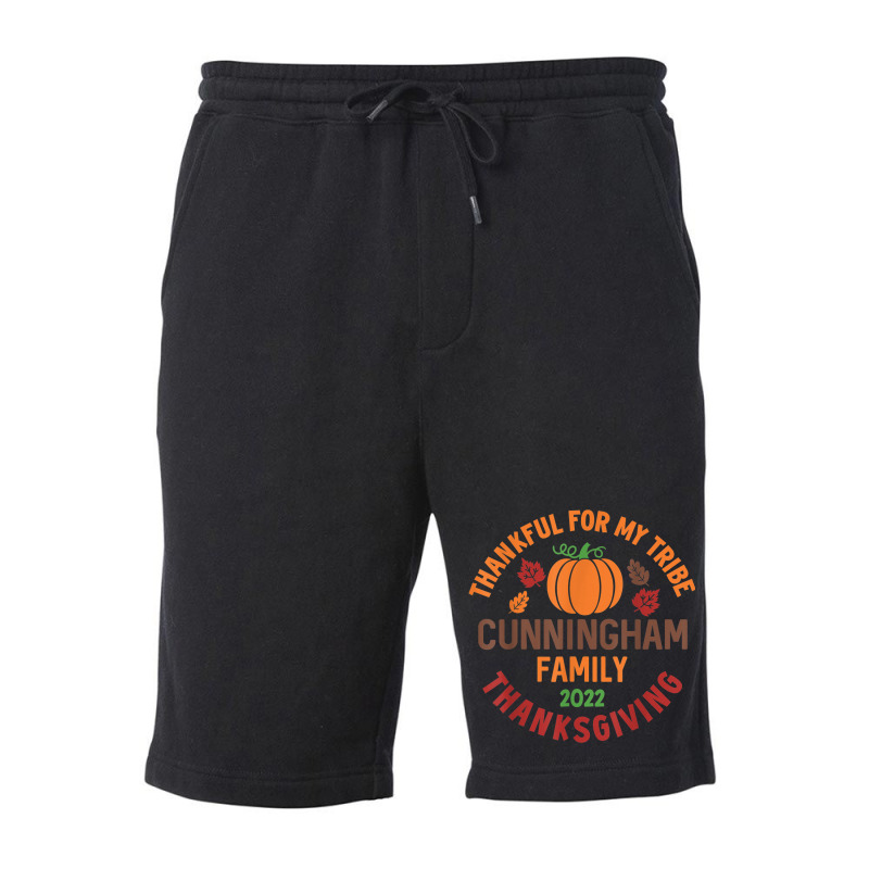 Cunningham Family Thanksgiving 2022   Thankful For My Tribe Fleece Short by Posh | Artistshot