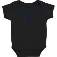 Long Island New York South Shore Est 1640 Baby Bodysuit | Artistshot