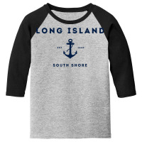 Long Island New York South Shore Est 1640 Youth 3/4 Sleeve | Artistshot