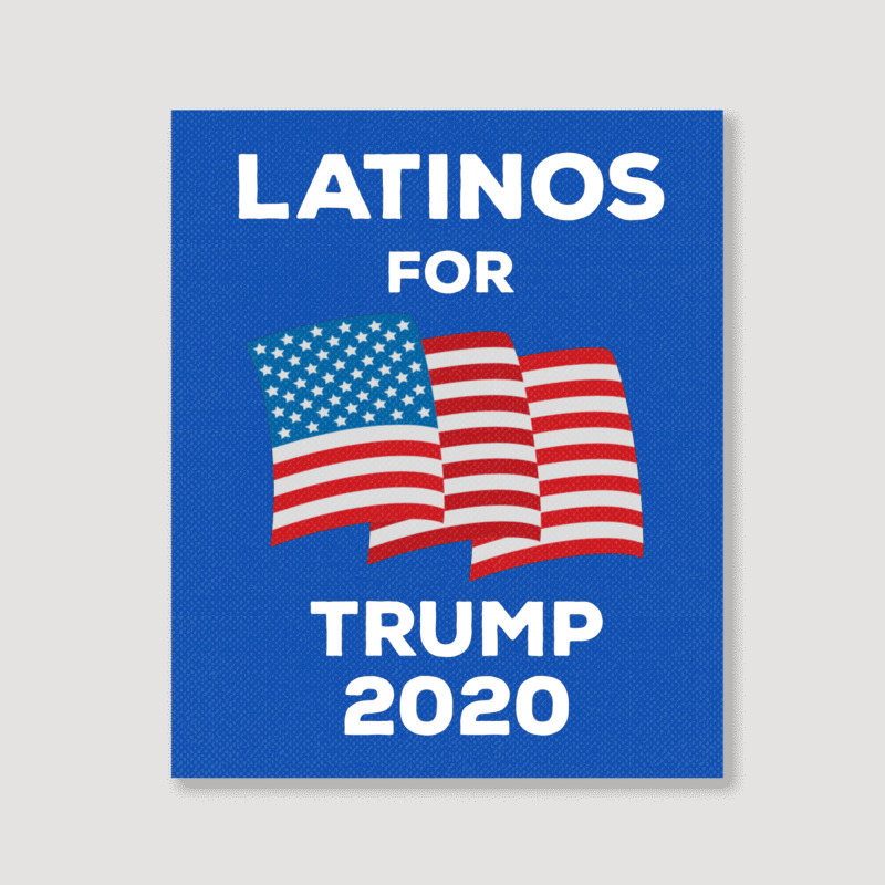 Latinos For Trump 2020 Portrait Canvas Print | Artistshot