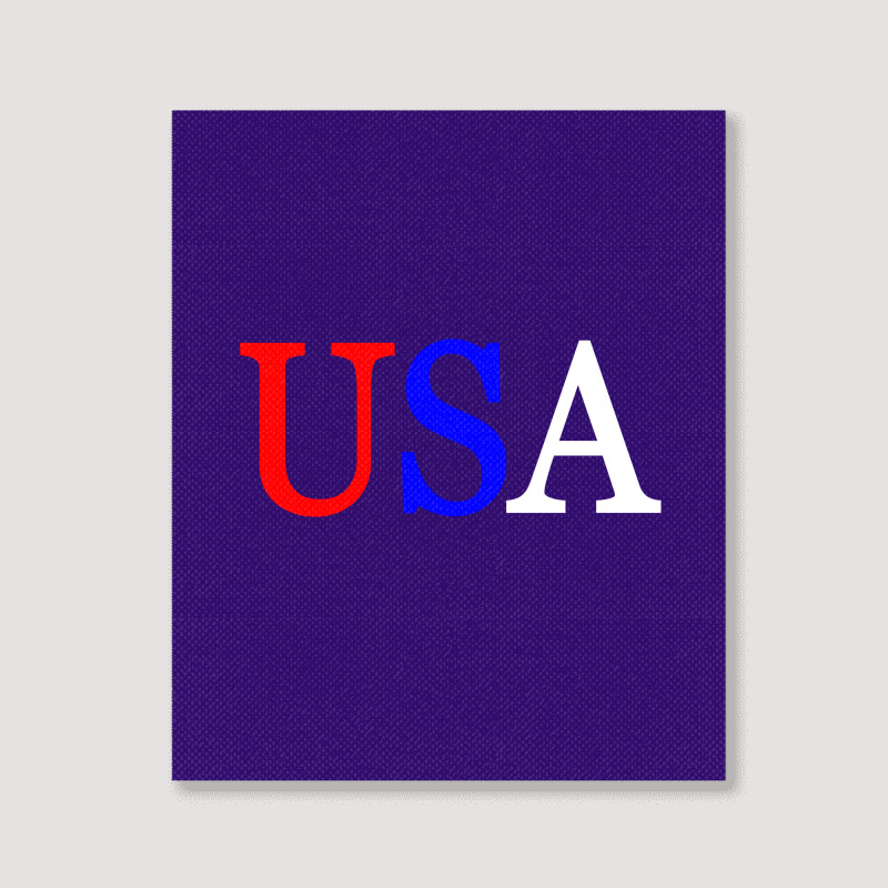 Usa Portrait Canvas Print | Artistshot