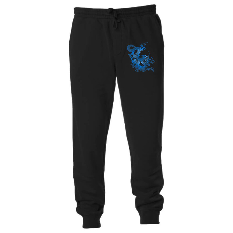 Blue Chinese Dragon Unisex Jogger | Artistshot