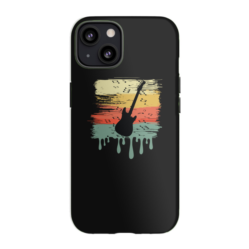 Bass Guitar Vintage Dripping Iphone 13 Case | Artistshot