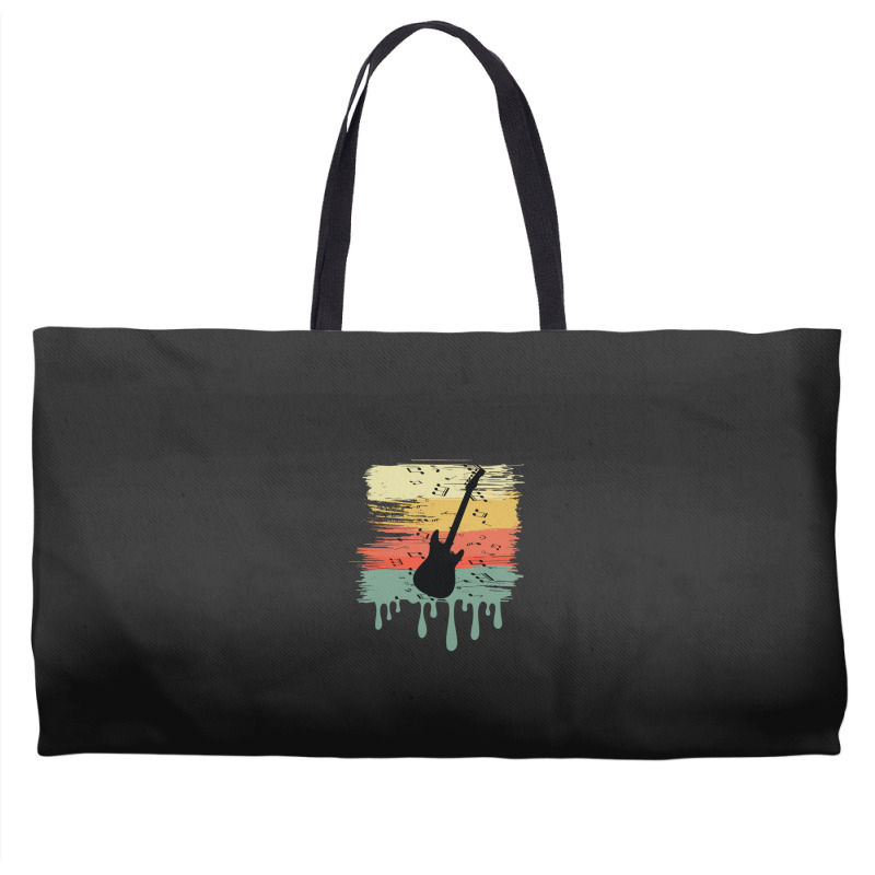 Bass Guitar Vintage Dripping Weekender Totes | Artistshot