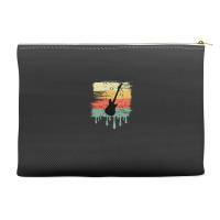 Bass Guitar Vintage Dripping Accessory Pouches | Artistshot