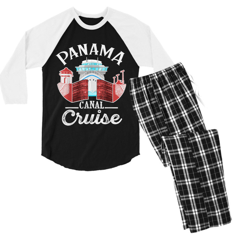 Panama Canal Cruise Men, Women, Boys And Girls Cruising Men's 3/4 Sleeve Pajama Set by ShannonFrancis | Artistshot