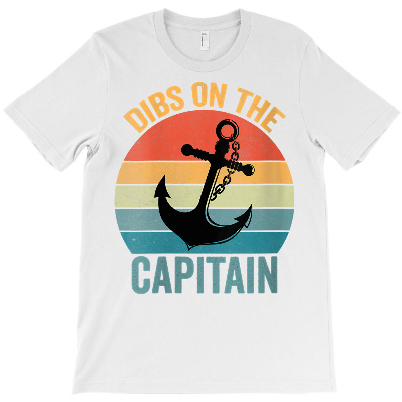 Womens Dibs On The Captain V Neck T Shirt T-shirt | Artistshot