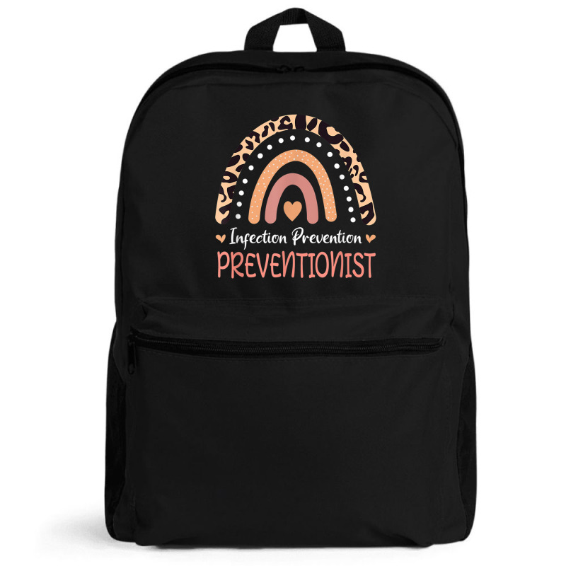 Infection Prevention Preventionist Leopard Rainbow T Shirt Backpack | Artistshot