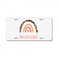 Infection Prevention Preventionist Leopard Rainbow T Shirt License Plate | Artistshot