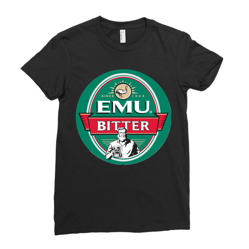 Emu Bitter Beer Local Beer Brewey Ladies Fitted T-Shirt by cm-arts | Artistshot