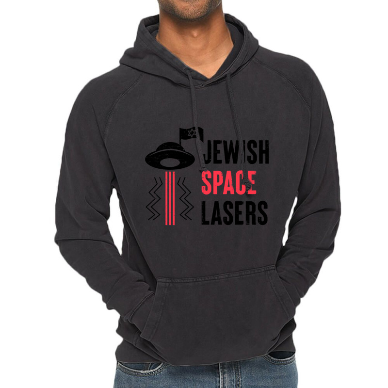 Funny Jewish Space Lasers Gift Vintage Hoodie | Artistshot