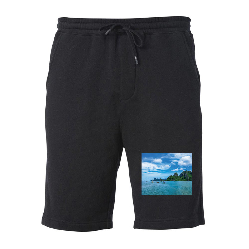 Ha Long Bay Vietnam Bluesky Trave Fleece Short | Artistshot