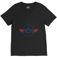 Top Gun Star V-neck Tee | Artistshot