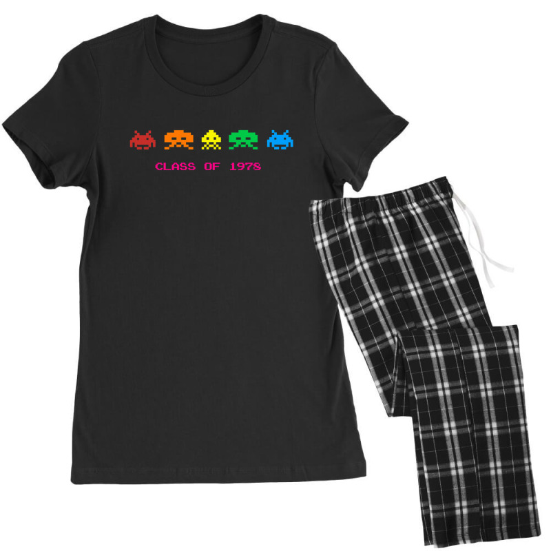 Space Invaders - Class Of 1978 Women's Pajamas Set by KennethSteele | Artistshot