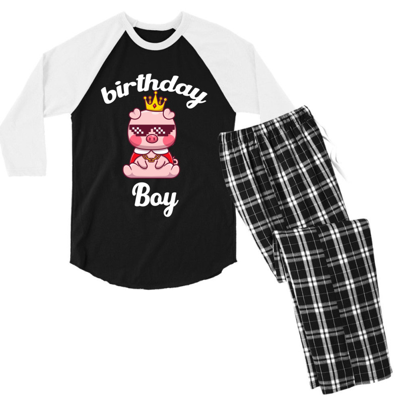 Birthday Boy Shirt Toddler Boys Outfit First Happy 2t 3t 4 Year Old 5  Men's 3/4 Sleeve Pajama Set | Artistshot