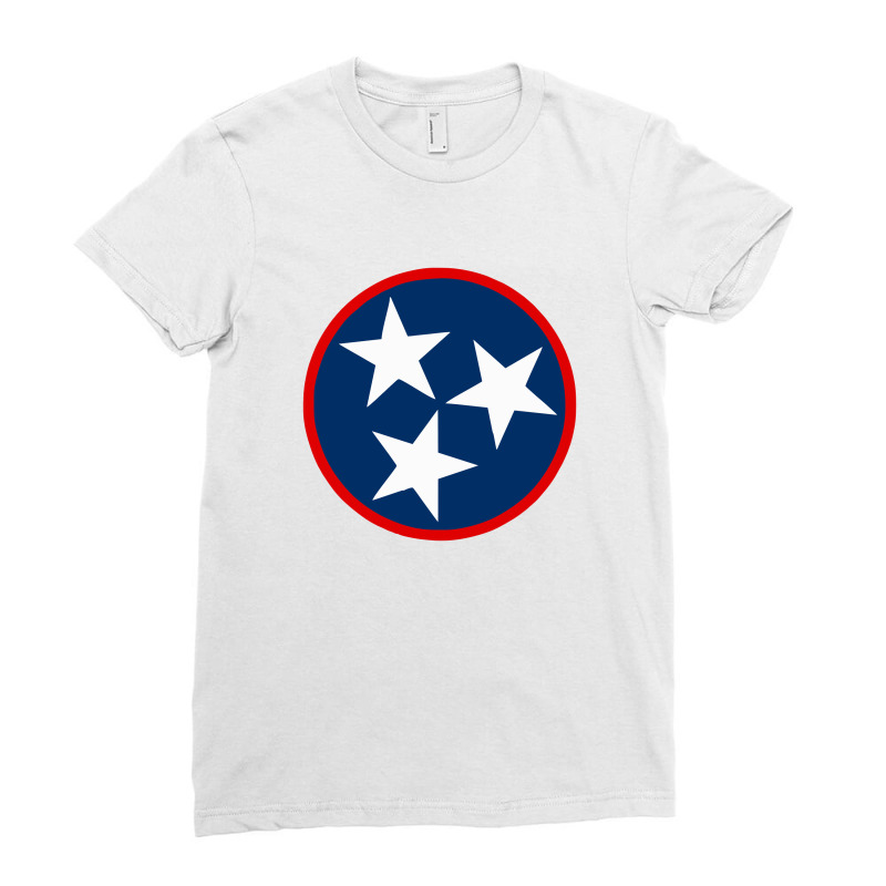 State Of Tennessee Ladies Fitted T-Shirt by cm-arts | Artistshot