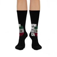 Viva Mexico, It's In My Dna Mexican Fingerprint Independance T Shirt Crew Socks | Artistshot