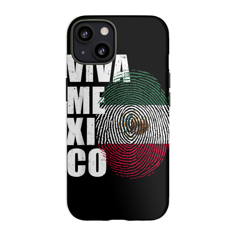 Viva Mexico, It's In My Dna Mexican Fingerprint Independance T Shirt iPhone 13 Case by zheralalumo | Artistshot