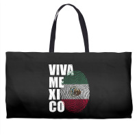 Viva Mexico, It's In My Dna Mexican Fingerprint Independance T Shirt Weekender Totes | Artistshot