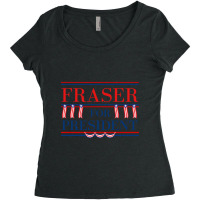 Jamie Fraser For President Women's Triblend Scoop T-shirt | Artistshot